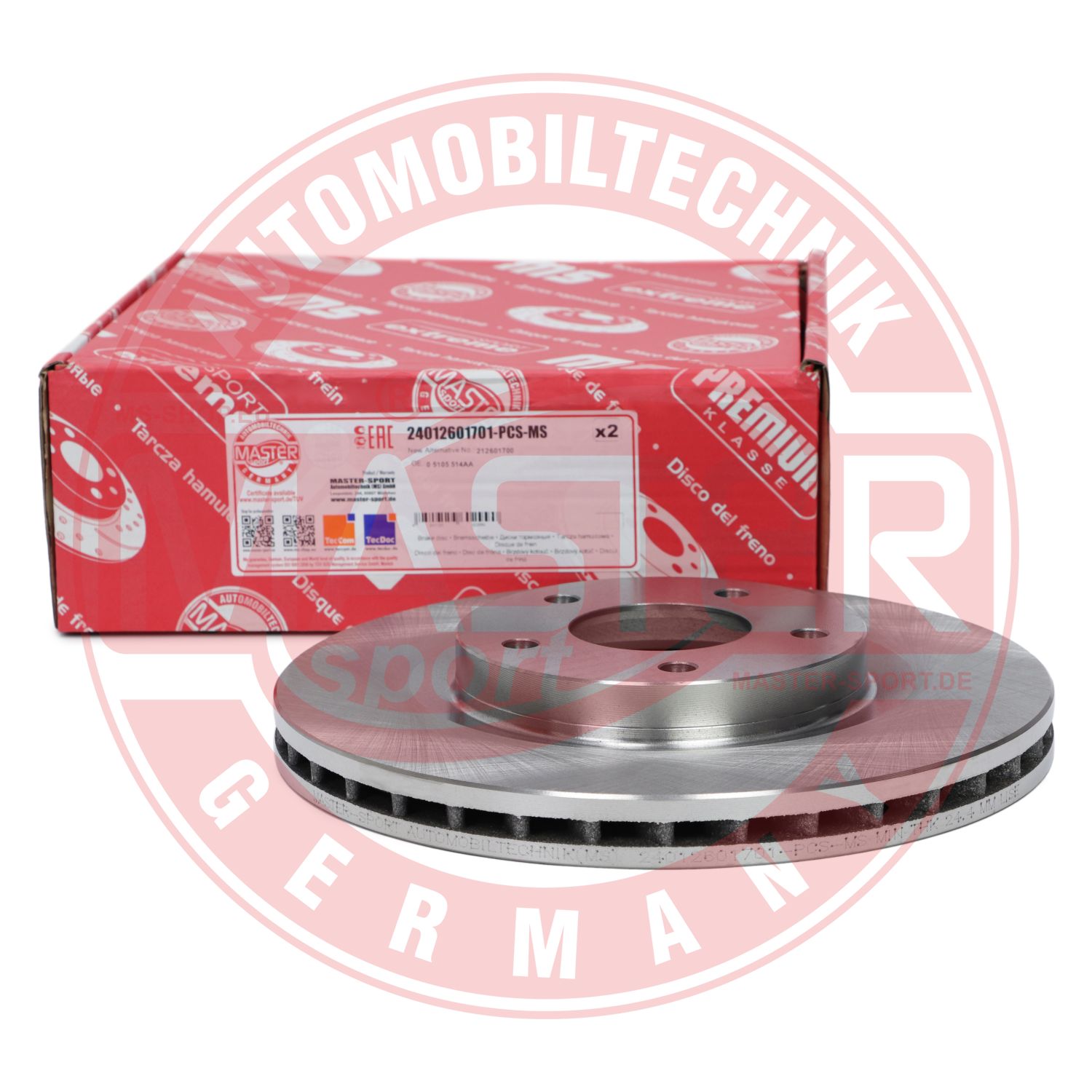 Disc frana MASTERSPORT GERMANY 24012601701-PCS-MS